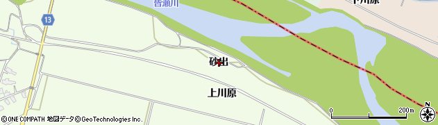 秋田県湯沢市角間（砂出）周辺の地図