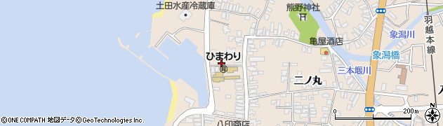 秋田県にかほ市象潟町一丁目塩越118周辺の地図