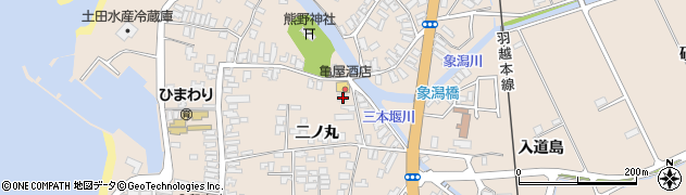 秋田県にかほ市象潟町一丁目塩越221周辺の地図