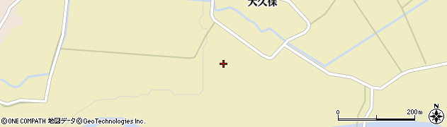 秋田県由利本荘市鳥海町下川内（宮ノ下）周辺の地図