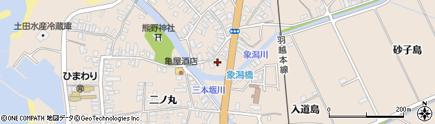 秋田県にかほ市象潟町中橋町178周辺の地図