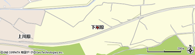 秋田県横手市十文字町佐賀会（下川原）周辺の地図