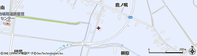 秋田県横手市増田町亀田柳原183周辺の地図