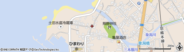 秋田県にかほ市象潟町一丁目塩越31周辺の地図
