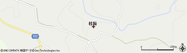 秋田県にかほ市伊勢居地桂坂23周辺の地図
