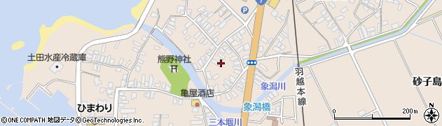 秋田県にかほ市象潟町中橋町96周辺の地図