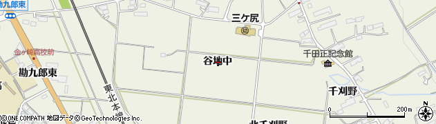 岩手県胆沢郡金ケ崎町三ケ尻谷地中周辺の地図