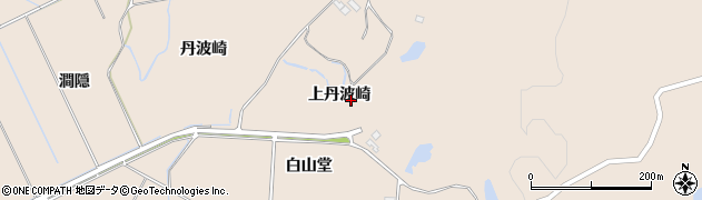 秋田県にかほ市象潟町上丹波崎周辺の地図