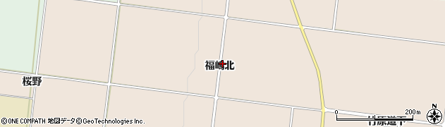 秋田県横手市増田町増田（福嶋北）周辺の地図