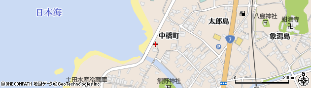 秋田県にかほ市象潟町中橋町24周辺の地図