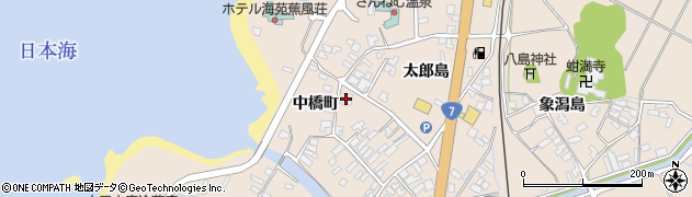 秋田県にかほ市象潟町中橋町133周辺の地図