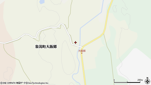 〒018-0161 秋田県にかほ市象潟町大飯郷の地図