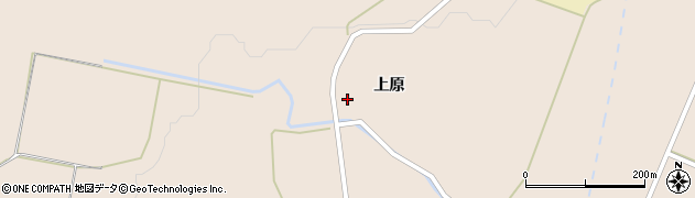 秋田県由利本荘市矢島町元町上原周辺の地図