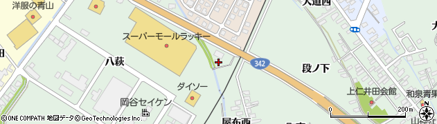 秋田県横手市十文字町仁井田町東67周辺の地図