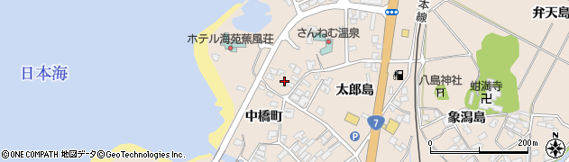 秋田県にかほ市象潟町中橋町67周辺の地図