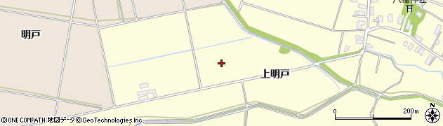 秋田県横手市十文字町佐賀会（上明戸）周辺の地図