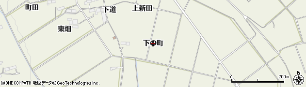 岩手県金ケ崎町（胆沢郡）三ケ尻（下の町）周辺の地図