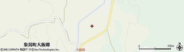 秋田県にかほ市象潟町大飯郷（中大飯郷）周辺の地図