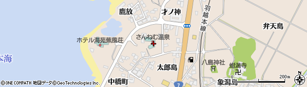 秋田県にかほ市象潟町才ノ神31周辺の地図