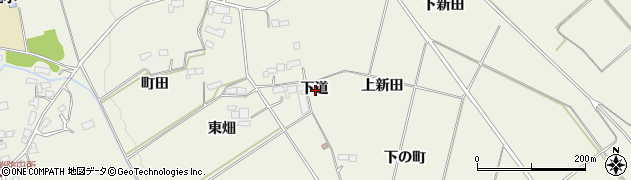 岩手県胆沢郡金ケ崎町三ケ尻下道周辺の地図