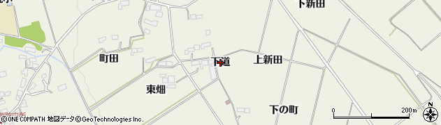 岩手県金ケ崎町（胆沢郡）三ケ尻（下道）周辺の地図