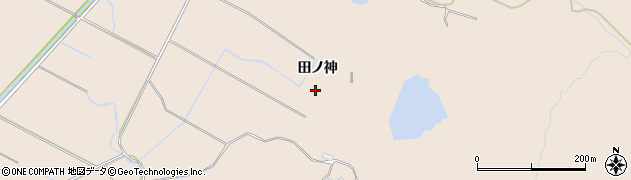 秋田県にかほ市象潟町深田下周辺の地図