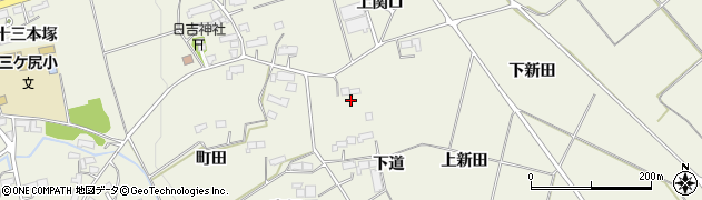 岩手県胆沢郡金ケ崎町三ケ尻下道2周辺の地図