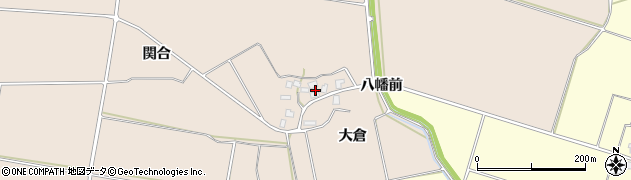 秋田県横手市十文字町鼎大倉周辺の地図