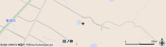 秋田県にかほ市象潟町（獅子渡）周辺の地図