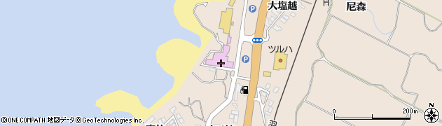 にかほ市役所　象潟庁舎観光課周辺の地図