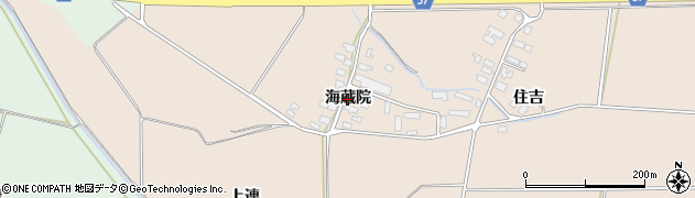 秋田県横手市十文字町鼎（海蔵院）周辺の地図