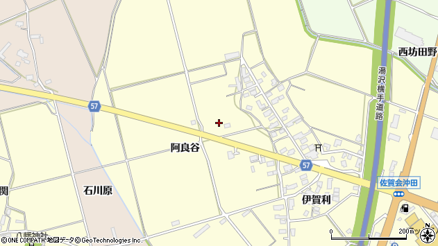 〒019-0506 秋田県横手市十文字町佐賀会の地図