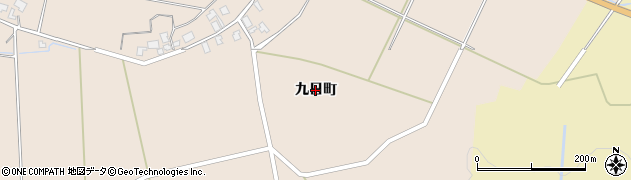 秋田県由利本荘市矢島町元町（九日町）周辺の地図