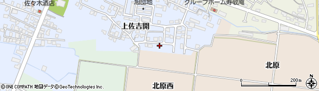 秋田県横手市十文字町上佐吉開33周辺の地図