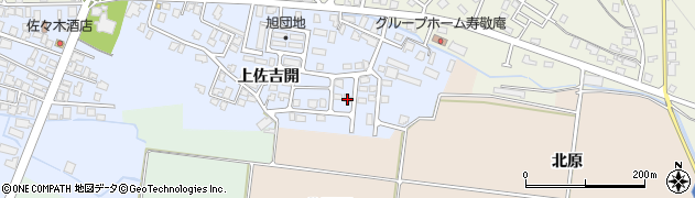 秋田県横手市十文字町上佐吉開10周辺の地図