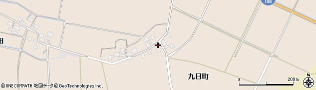 秋田県由利本荘市矢島町元町九日町82周辺の地図