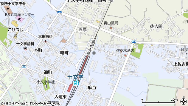 〒019-0533 秋田県横手市十文字町下佐吉開の地図