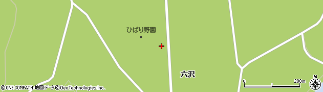 秋田県羽後町（雄勝郡）足田（七窪）周辺の地図