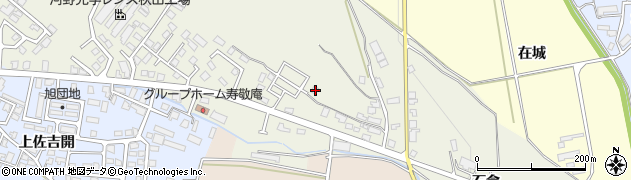 秋田県横手市十文字町腕越上掵108周辺の地図