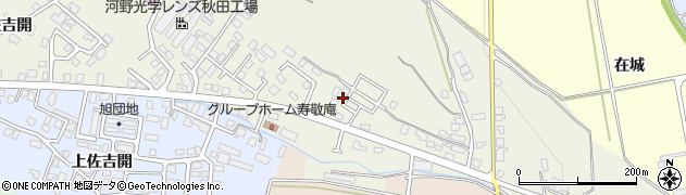 秋田県横手市十文字町腕越上掵13周辺の地図