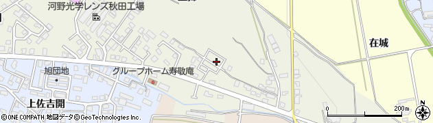 秋田県横手市十文字町腕越上掵43周辺の地図