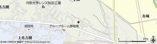 秋田県横手市十文字町腕越上掵106周辺の地図