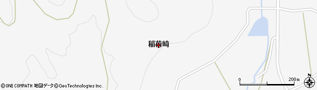 岩手県奥州市江刺玉里（稲荷崎）周辺の地図