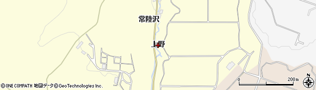 秋田県由利本荘市矢島町城内（上野）周辺の地図