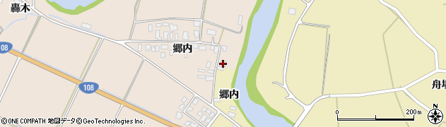 秋田県由利本荘市矢島町元町郷内5周辺の地図