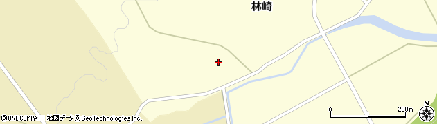秋田県羽後町（雄勝郡）林崎（槻の前）周辺の地図