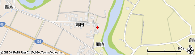 秋田県由利本荘市矢島町元町郷内4周辺の地図