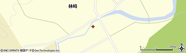 秋田県羽後町（雄勝郡）林崎（清水ノ上）周辺の地図