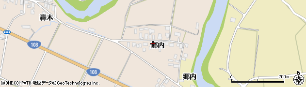 秋田県由利本荘市矢島町元町郷内35周辺の地図