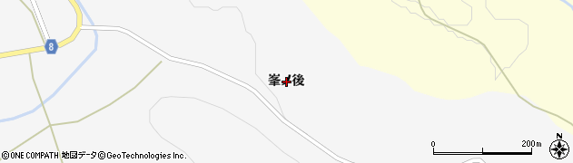 岩手県奥州市江刺玉里峯ノ後周辺の地図